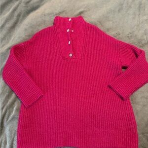 Express Pink Turtleneck Sweater